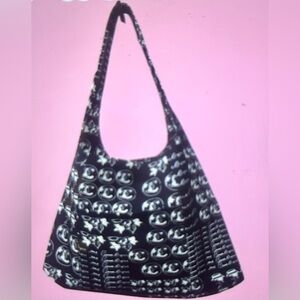 CHANEL Hobo Graffiti Tote Bag in and White VIP GWP